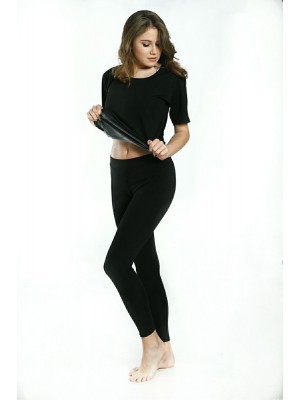 Sistina 746 Termal Suan Yarım Kollu Takım Siyah