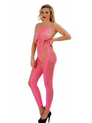 Sistina 1030 Fantazi Vücut Çorabı Fuşya