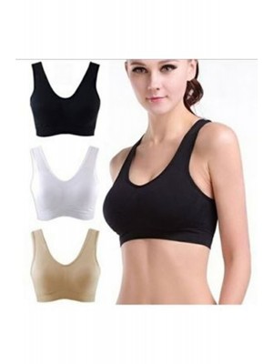 Sistina 704T Dikişsiz Pedli Sütyen Ten