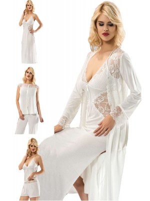 Sistina 1506 Penye Çeyizlik 6 'Lı Set Beyaz