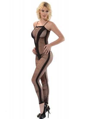 Sistina 1014 Ince Askılı Vücut Çorabı Siyah