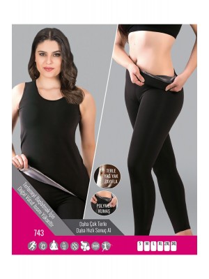 Sistina 743 Termal Sauna Takım Siyah