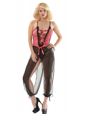 Sistina 203 Tek Parça Fantazi Gecelik Çok Renkli