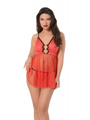 Sistina 659 Fantazi Gecelik Kırmızı