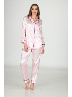 Sistina 1625 Saten Pijama Pudra