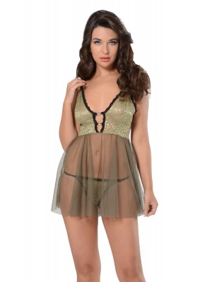 Sistina 656 Fantazi Gecelik Yeşil