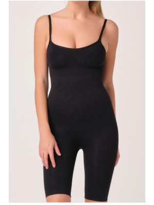 Sistina 750S Paçalı Dikişsiz Boy Korse Siyah