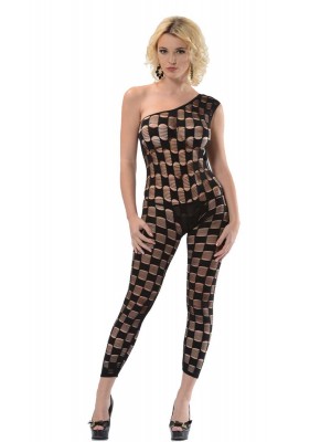 Sistina 1013 Tek Askılı Vücut Çorabı Kırmızı