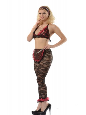 Sistina 4004 Hizmetçi Fantazi Kostüm Çok Renkli