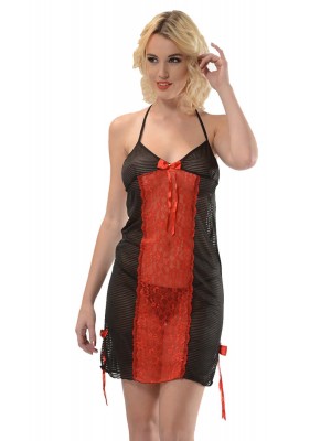 Sistina 106 Dantelli Gecelik Çok Renkli