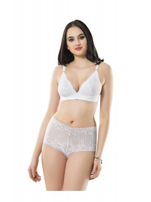 Sistina 6595 Sütyen Takım Beyaz