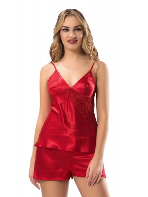 Sistina 299 Saten İkili Takım Kırmızı