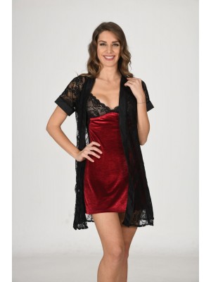 Sistina 1451 Kadefe İkili Takım Bordo