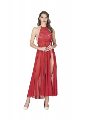 Sistina 057 Dantelli Fantazi Gecelik Kırmızı