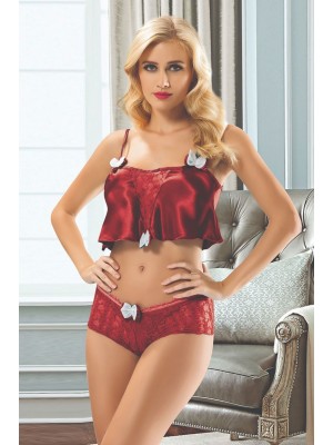 Sistina 333Bd Fantazi Gecelik Bordo