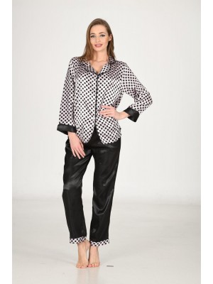 Sistina 1617 Saten Pijama Çok Renkli