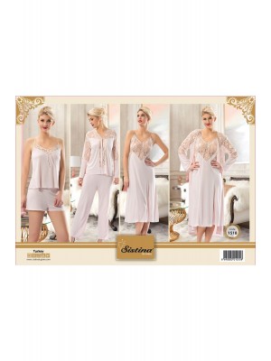 Sistina 1518 Çeyizlik 6 Lı Set Pudra