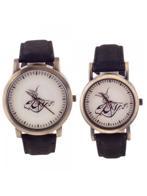 BAY BAYAN TAKIM  SİYAH KORDON BAY BAYAN  SAAT