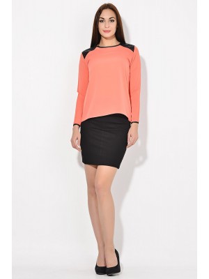 NAR ÇİÇEĞİ OMUZLARI PAYETLİ BAYAN BLUZ