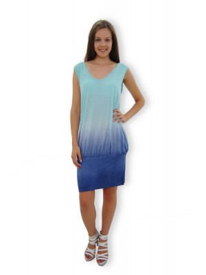 MAVİ-LACİVERT DESENLİ BAYAN EBİSE