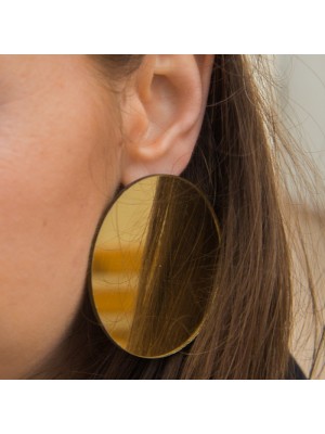 GOLD DAİRE BAYAN  KÜPE