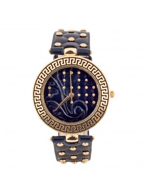 KORDONU SİYAH ÜZERİ TAŞLI BAYAN KOL SAAT