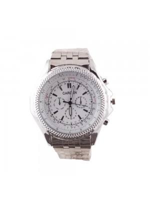 İÇİ BEYAZ GÜMÜŞ METAL BAY KOL  SAATİ