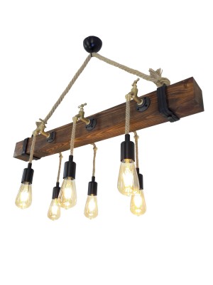 LambaDekor Kütük Çeşme Avize