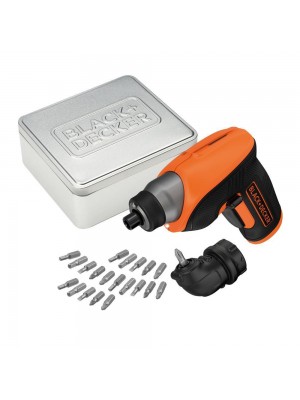 Black&amp;Decker CS3652LCAT 3.6Volt/1,5 Ah Li-ion Şarjlı Tornavida 20 Parça Uç Seti