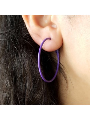 ORTA BOY YUVARLAK MOR BAYAN KÜPE 2015 MODEL -