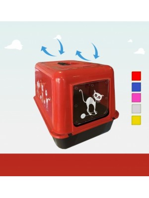 Petzoom Kedi Kapalı Kedi Tuvaleti